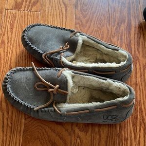 UGG Dakota Slip-On Moccasins Pewter